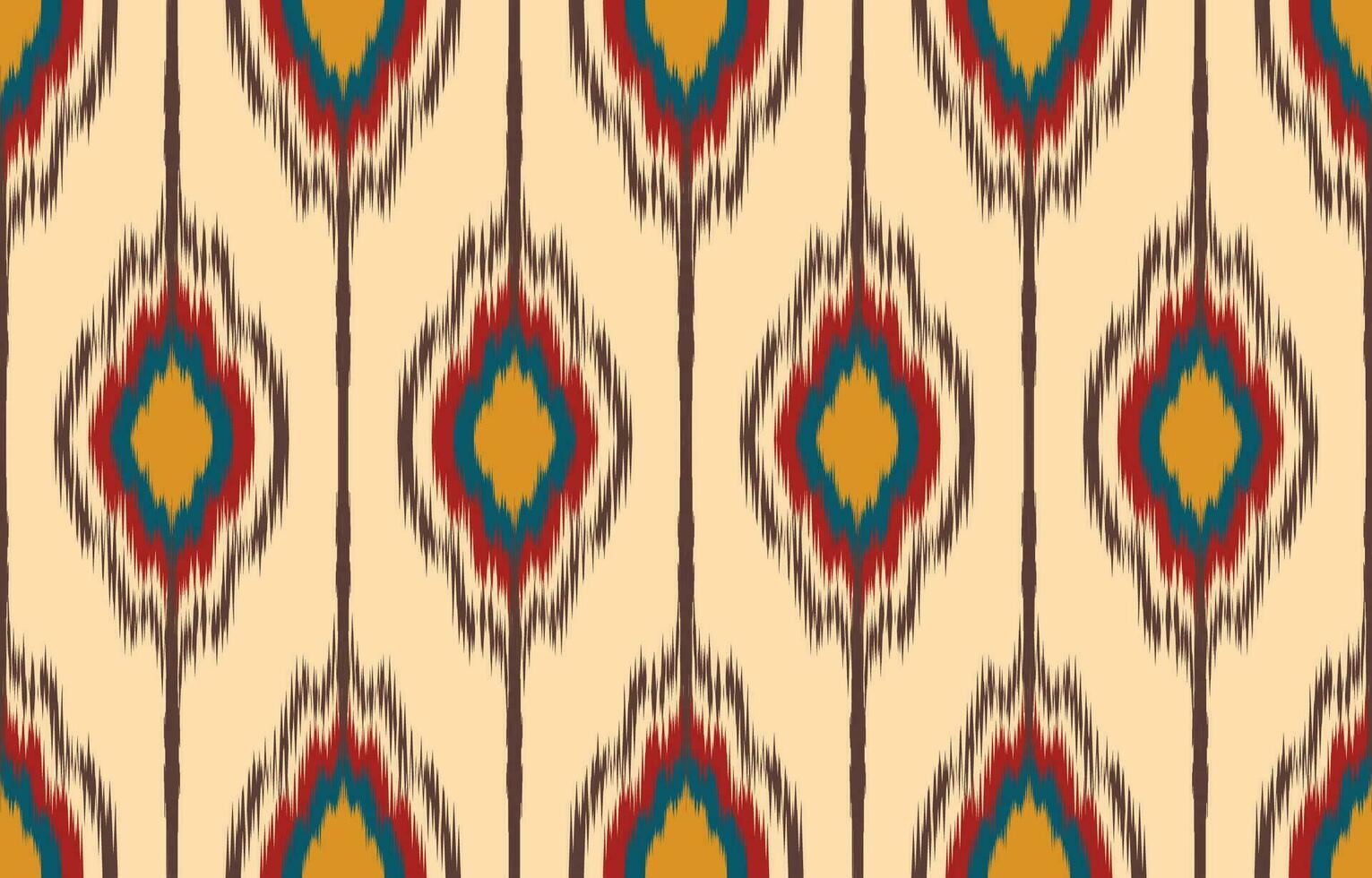 etnisch abstract ikat kunst. aztec ornament afdrukken. meetkundig etnisch patroon naadloos kleur oosters. ontwerp voor achtergrond ,gordijn, tapijt, behang, kleding, inpakken, batik, vector illustratie.