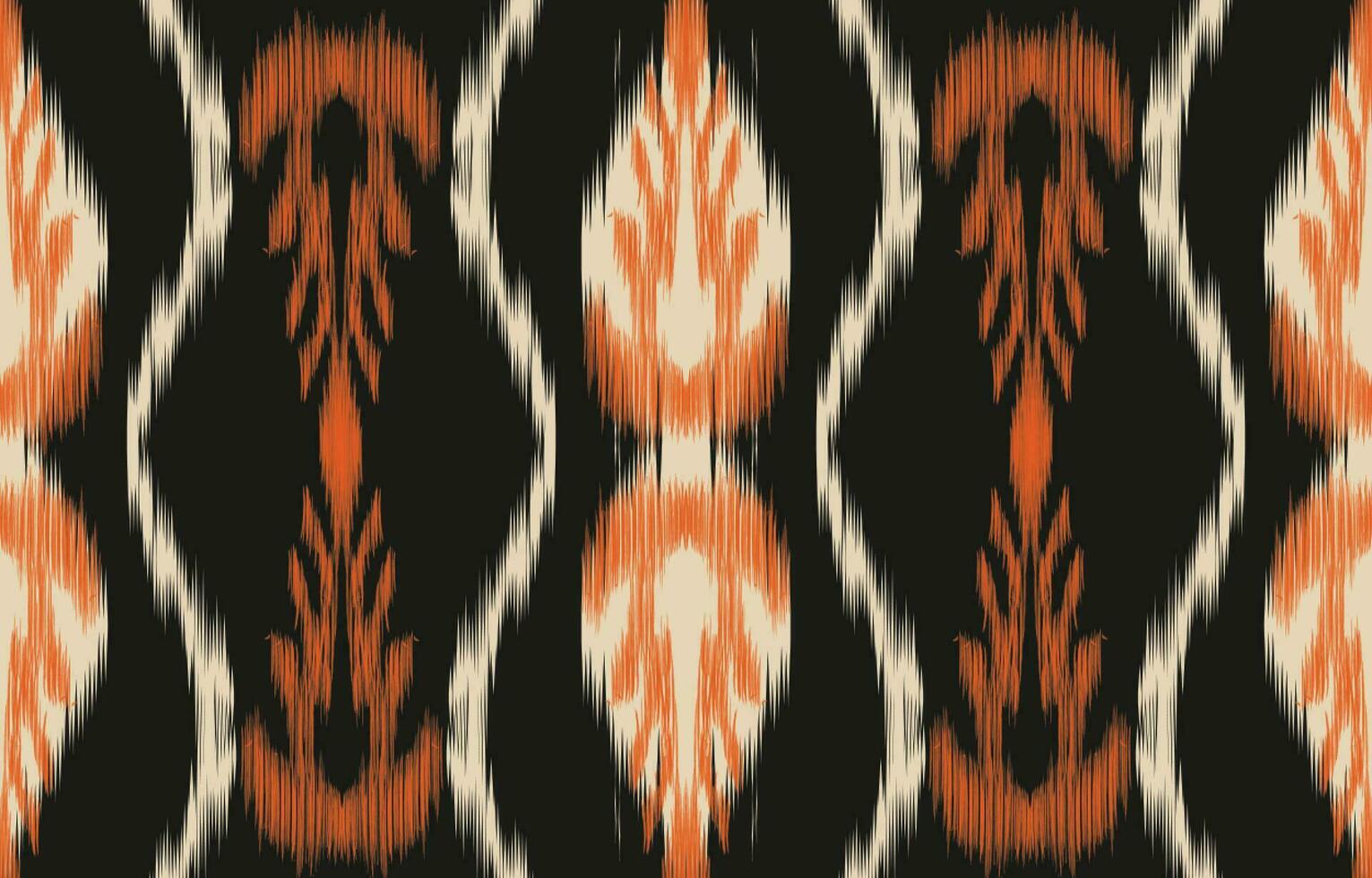 etnisch abstract ikat kunst. aztec ornament afdrukken. meetkundig etnisch patroon naadloos kleur oosters. ontwerp voor achtergrond ,gordijn, tapijt, behang, kleding, inpakken, batik, vector illustratie.