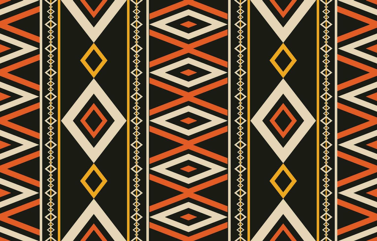 etnisch abstract ikat kunst. aztec ornament afdrukken. meetkundig etnisch patroon naadloos kleur oosters. ontwerp voor achtergrond ,gordijn, tapijt, behang, kleding, inpakken, batik, vector illustratie.