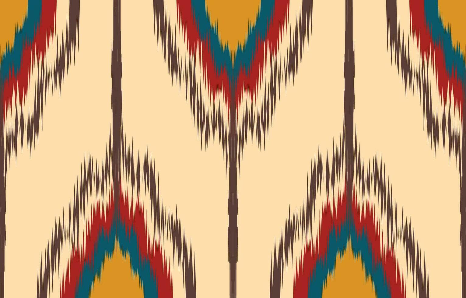 etnisch abstract ikat kunst. aztec ornament afdrukken. meetkundig etnisch patroon naadloos kleur oosters. ontwerp voor achtergrond ,gordijn, tapijt, behang, kleding, inpakken, batik, vector illustratie.