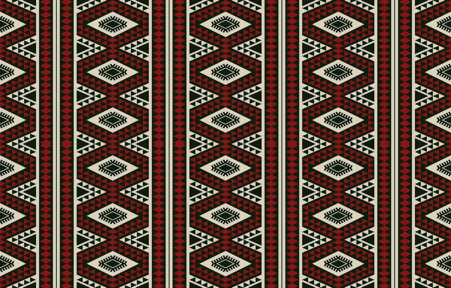 etnisch abstract ikat kunst. aztec ornament afdrukken. meetkundig etnisch patroon naadloos kleur oosters. ontwerp voor achtergrond ,gordijn, tapijt, behang, kleding, inpakken, batik, vector illustratie.