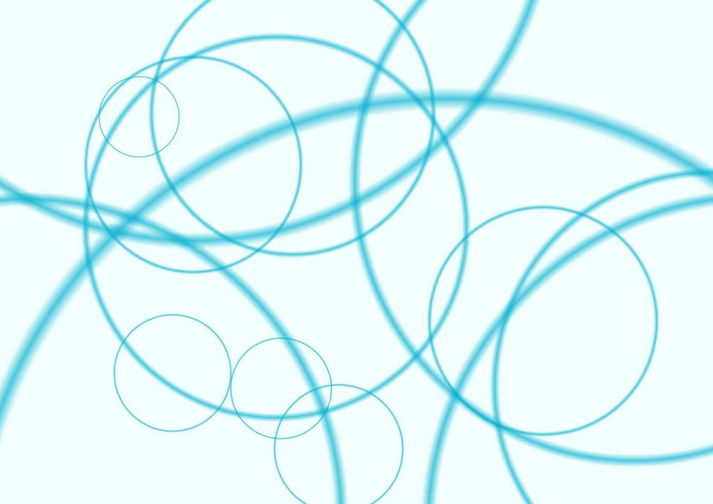 blauw glad minimaal cirkels abstract futuristische tech achtergrond vector