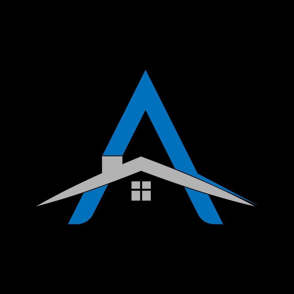 huis eigendom logo een vector