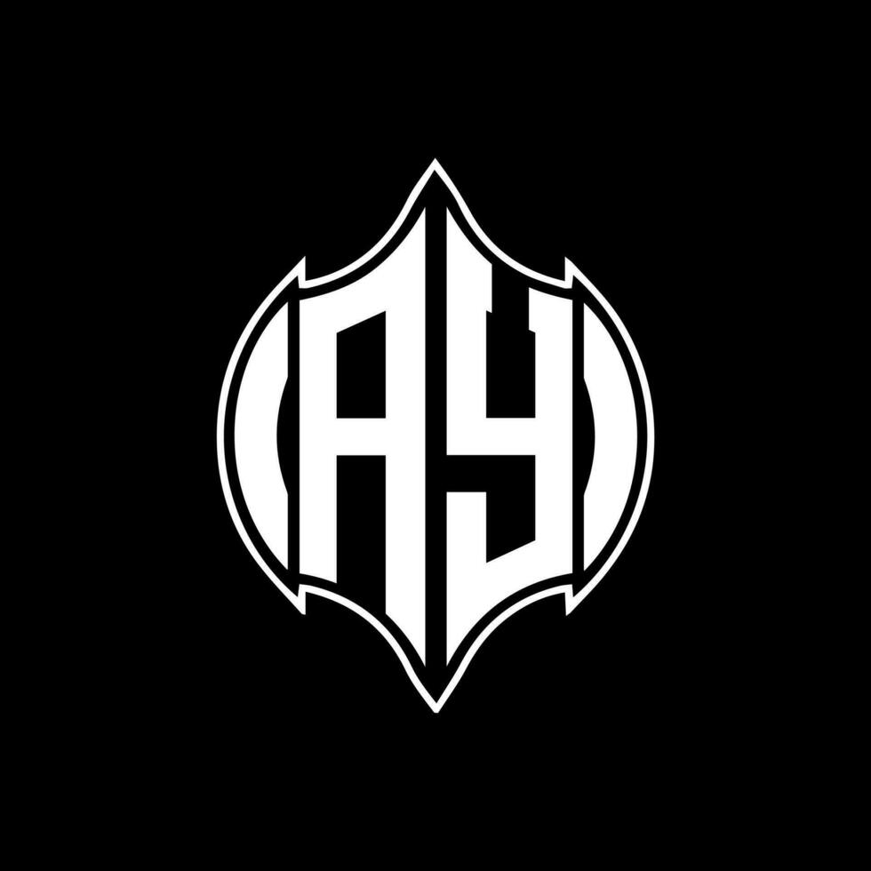 ay brief logo. ay creatief monogram initialen brief logo concept. ay uniek modern vlak abstract vector brief logo ontwerp.