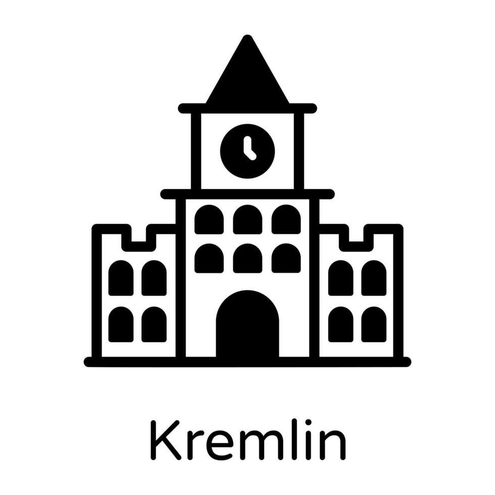 Kremlin en Russisch vector