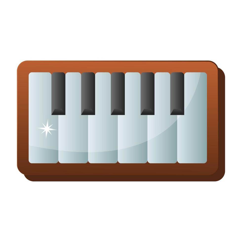 piano muziekapparaat vector