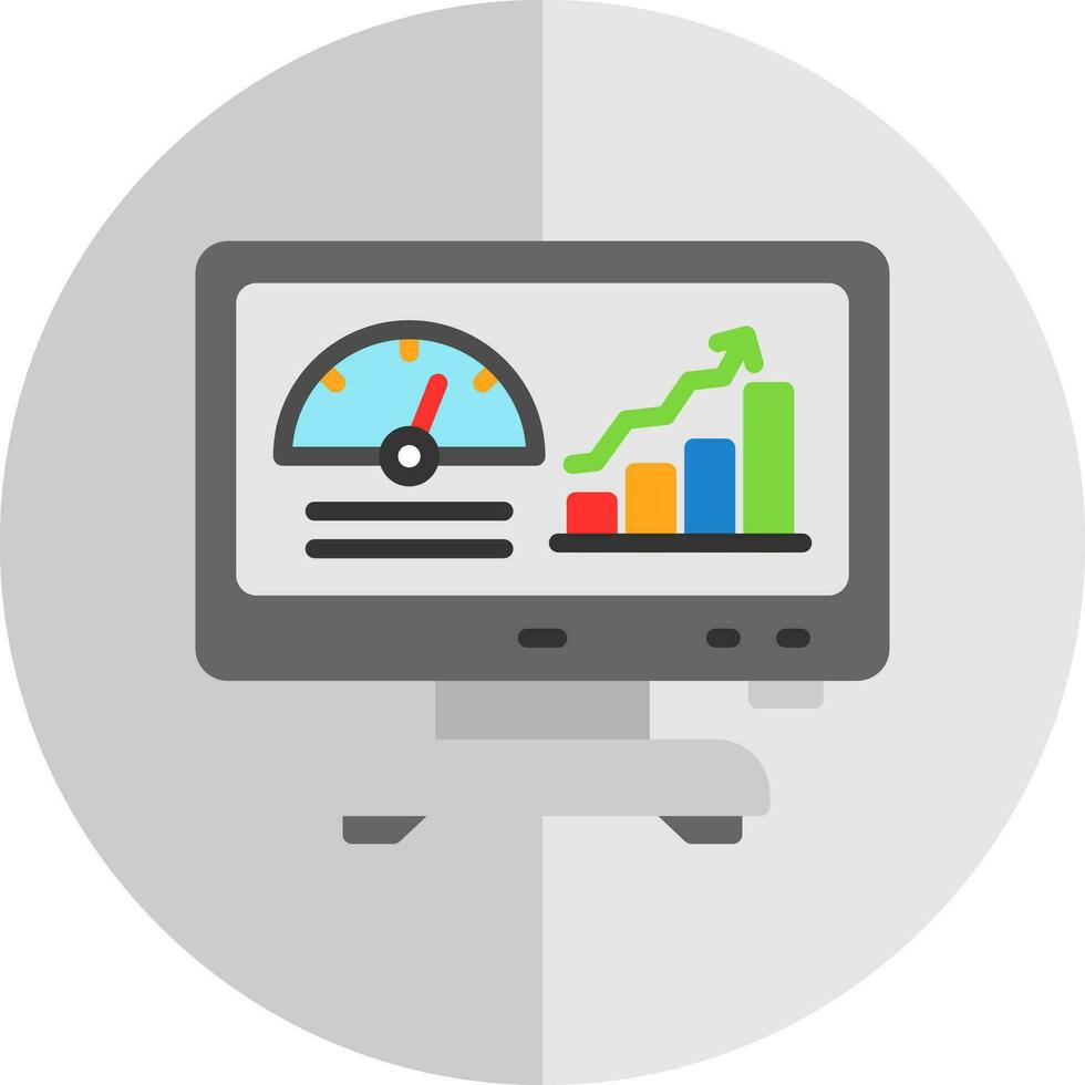 kpi bijhouden vector icoon ontwerp