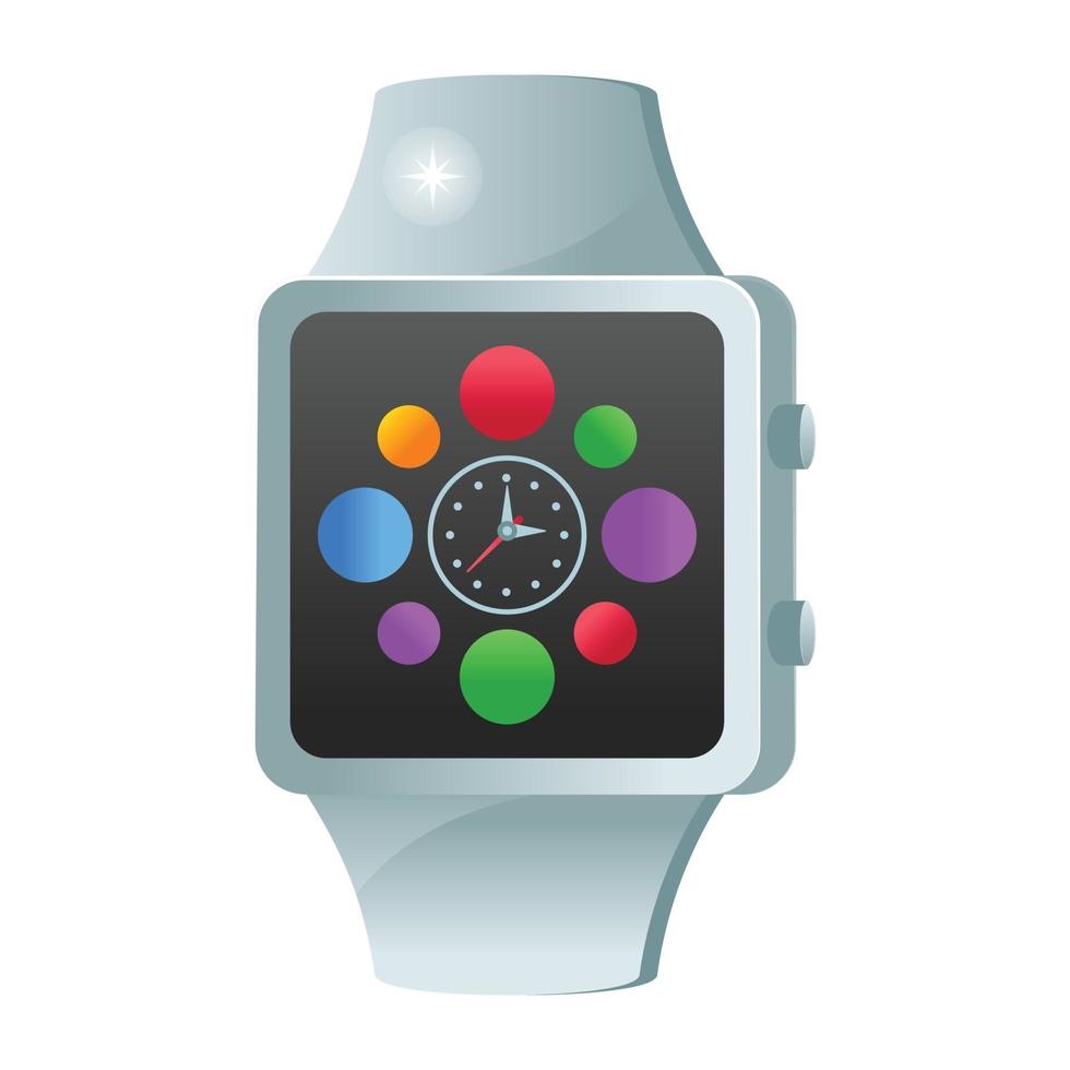 smartwatch en gadget vector