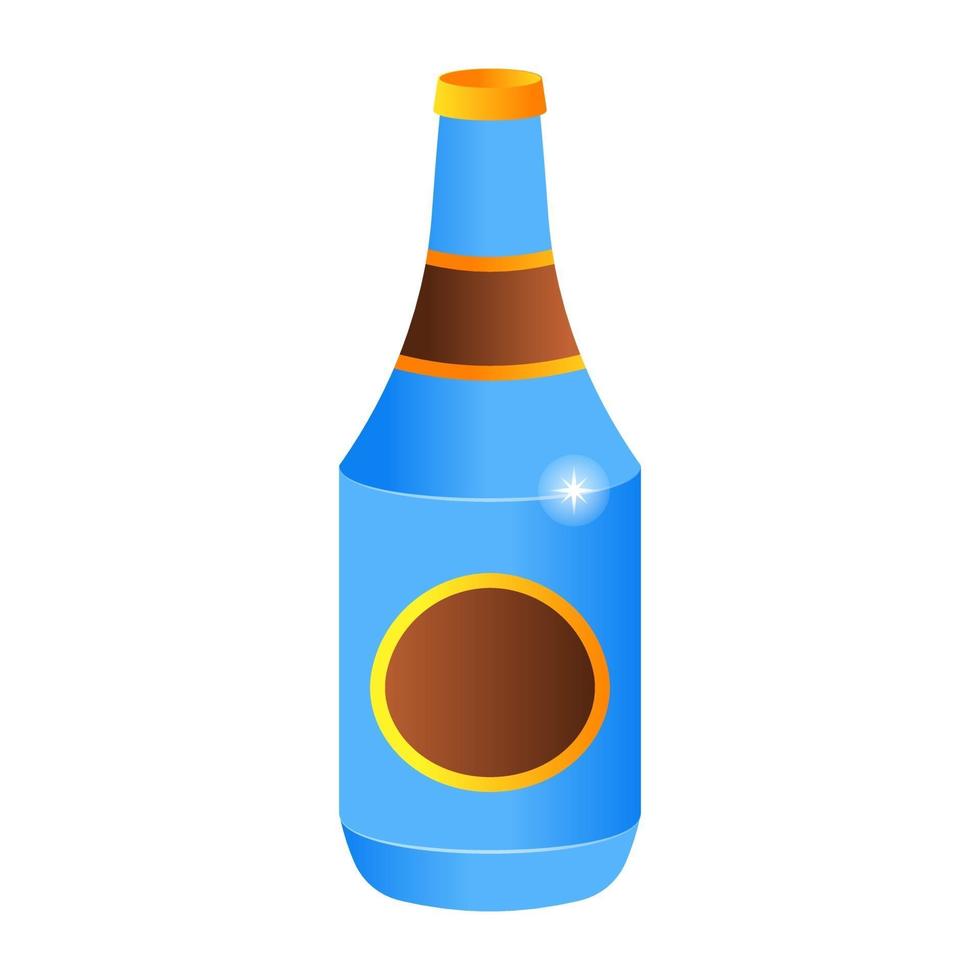 bierfles drinken vector