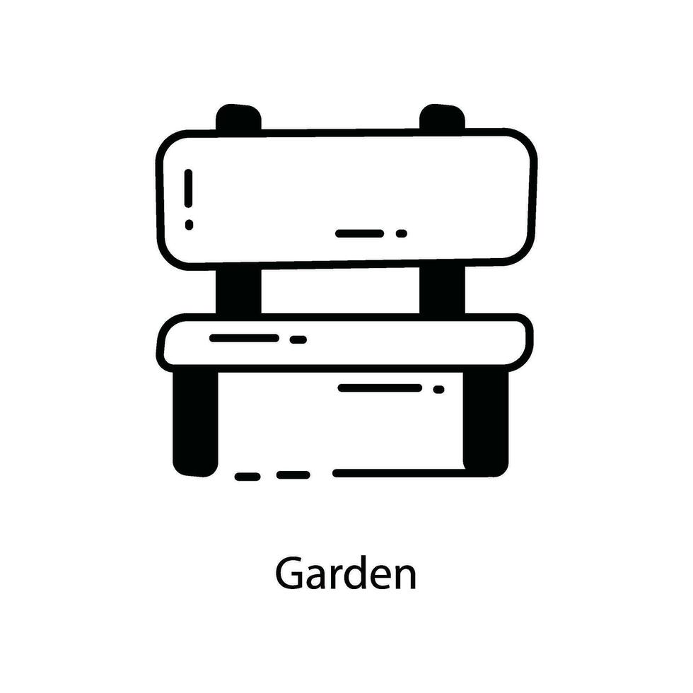 tuin tekening icoon ontwerp illustratie. landbouw symbool Aan wit achtergrond eps 10 het dossier vector