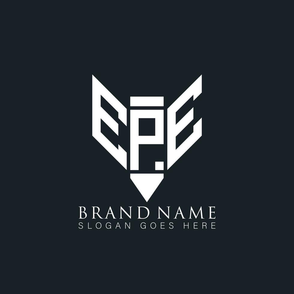 epe brief logo. epe creatief monogram initialen brief logo concept. epe uniek modern vlak abstract vector brief logo ontwerp.