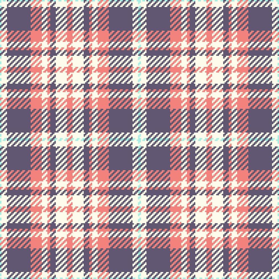 Schotse ruit patroon vector van controleren naadloos achtergrond met een textiel plaid kleding stof textuur.