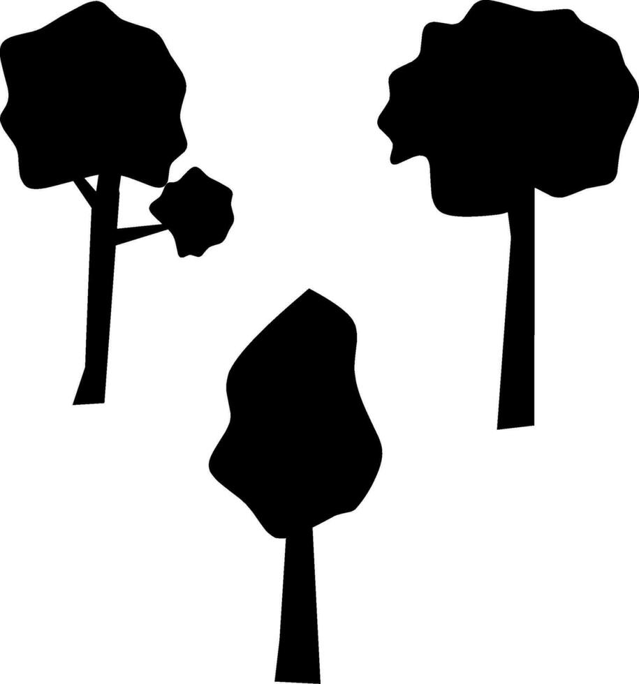 zwart boom illustratie vector