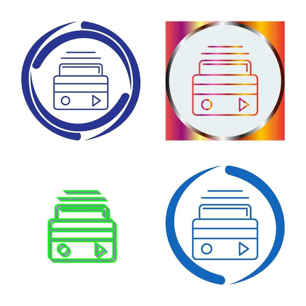 ATM-kaart vector pictogram