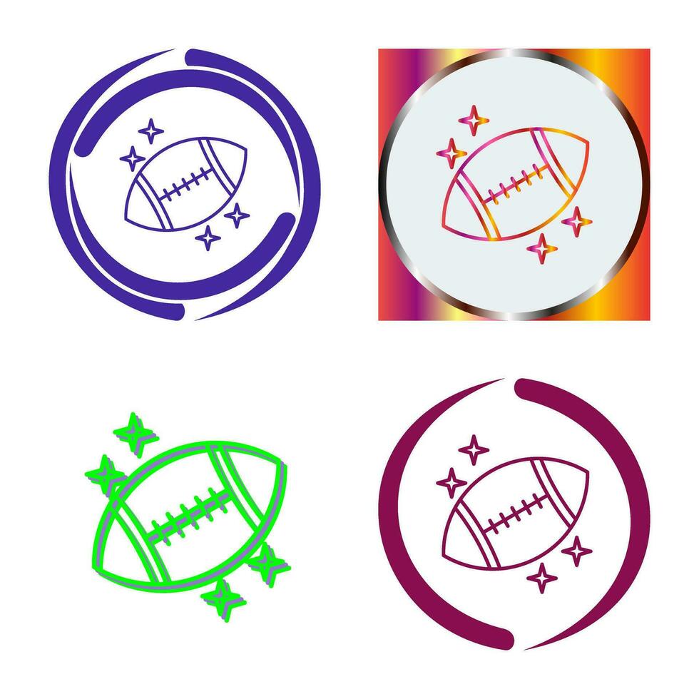 rugby vector pictogram