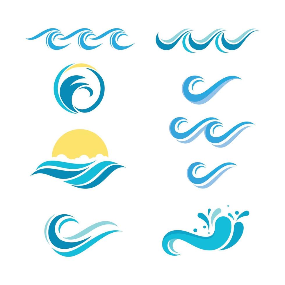 water golf pictogram vector ontwerp