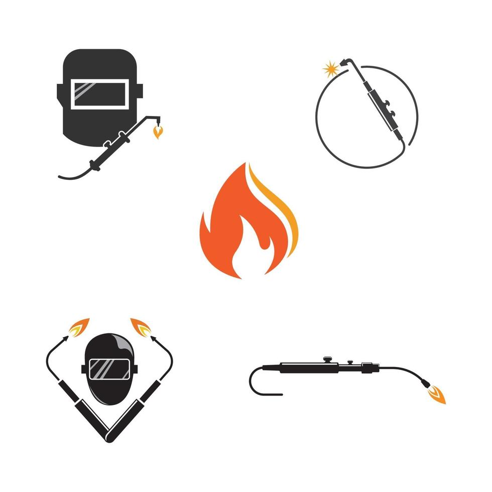 lassen tool vector pictogram ontwerp illustratie