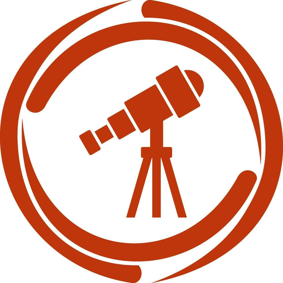 telescoop vector pictogram