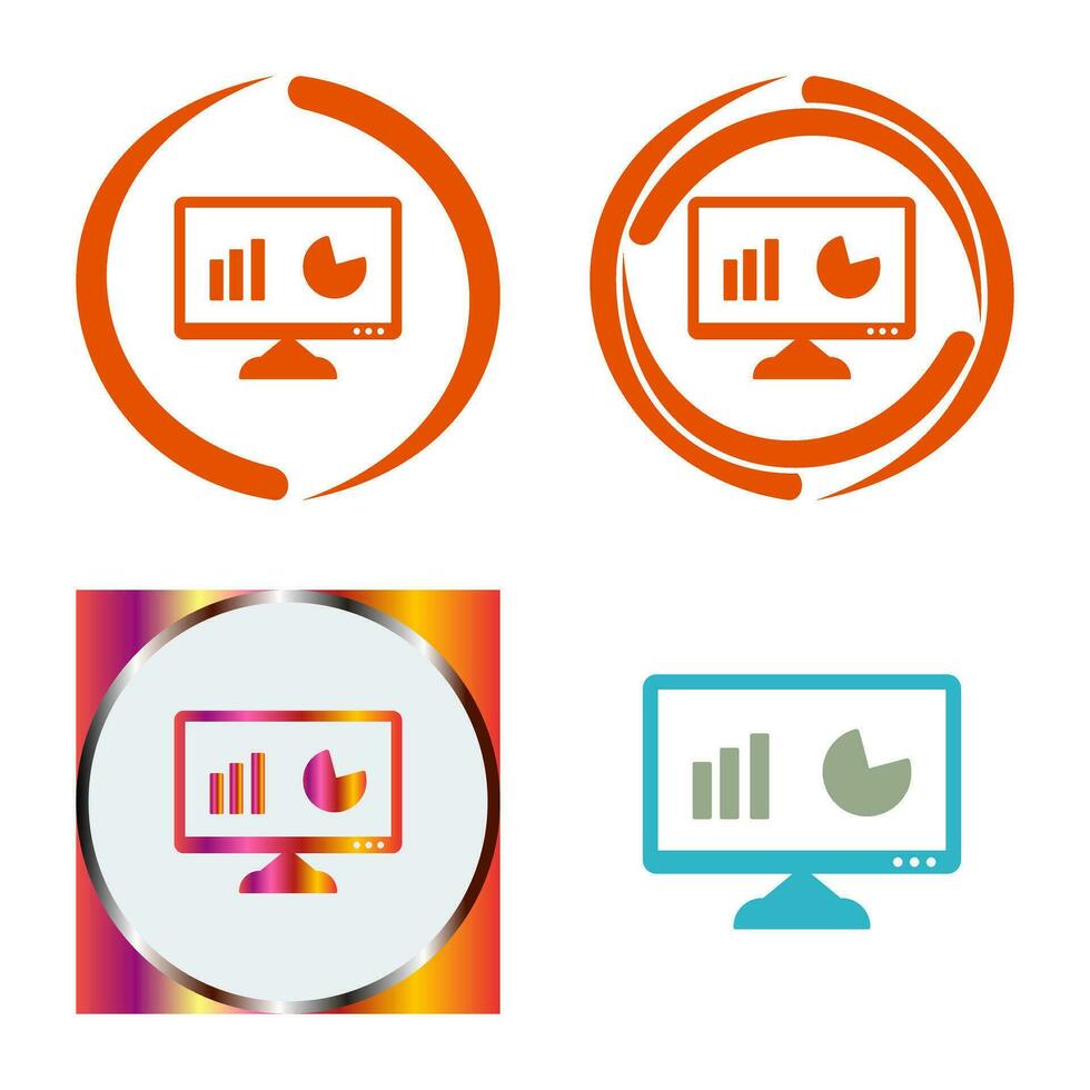 uniek analytics vector icoon