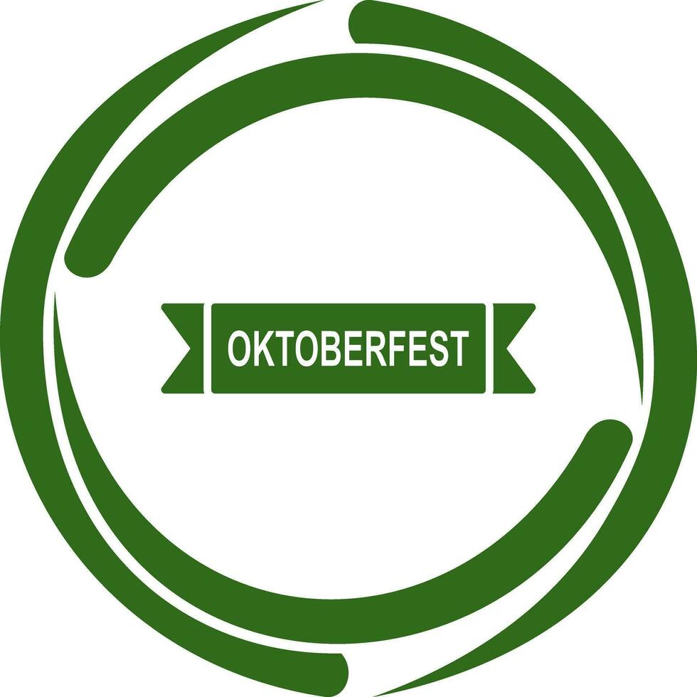 oktoberfeest banier vector icoon