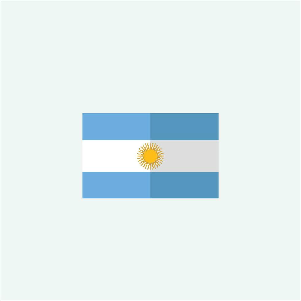 Argentinië vlag icoon vector illustratie