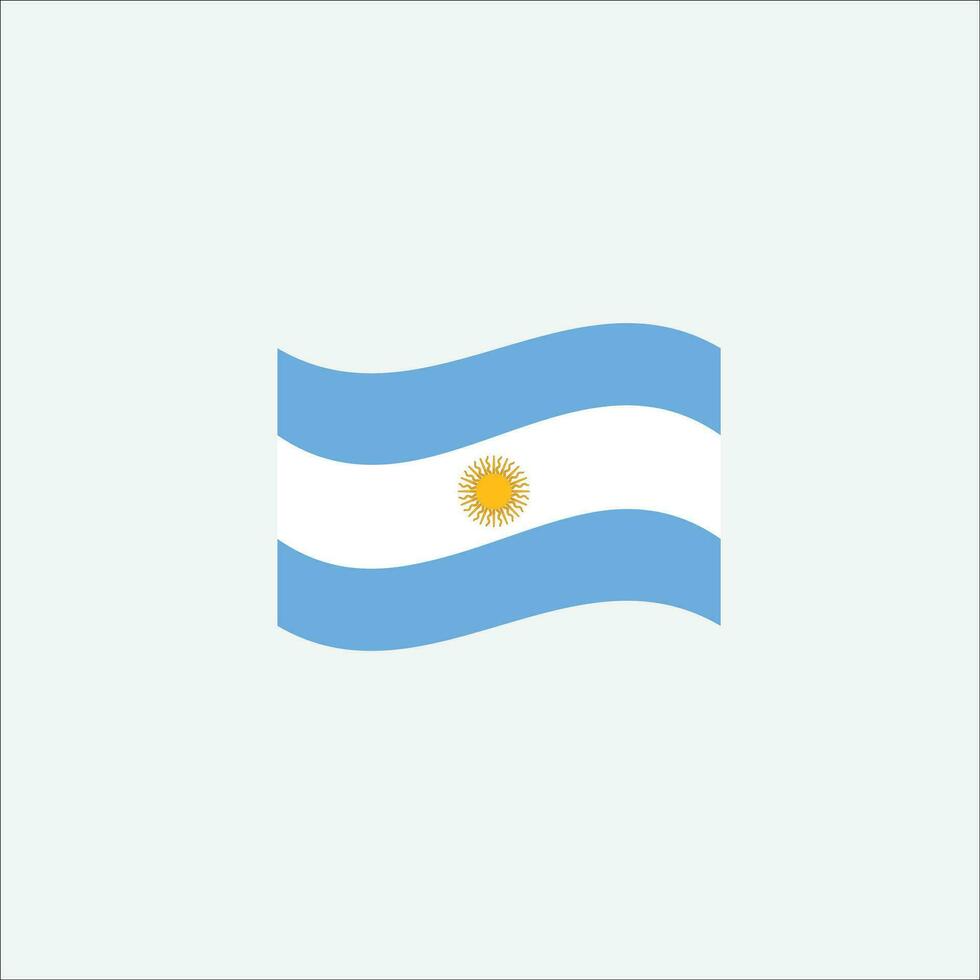 Argentinië vlag icoon vector illustratie