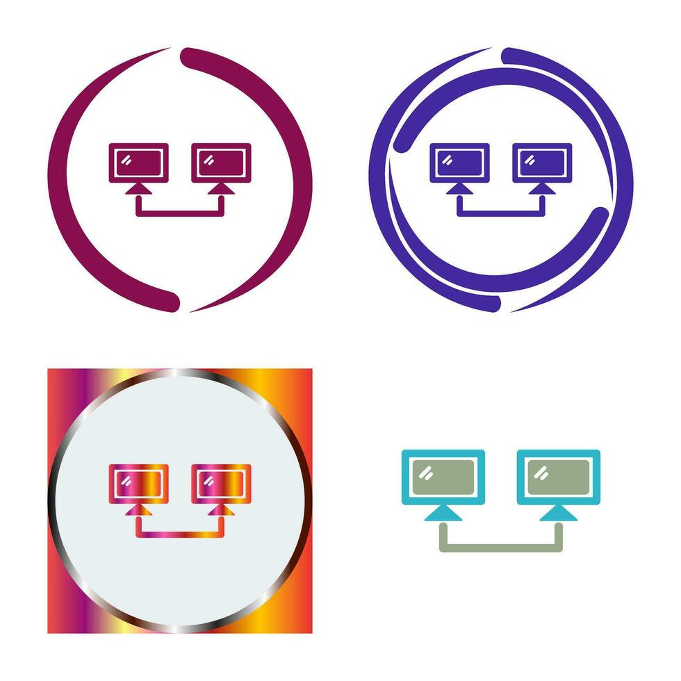 verbonden systemen vector icoon