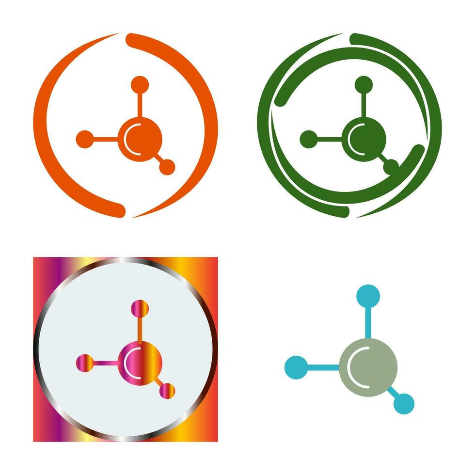 molecuul vector pictogram