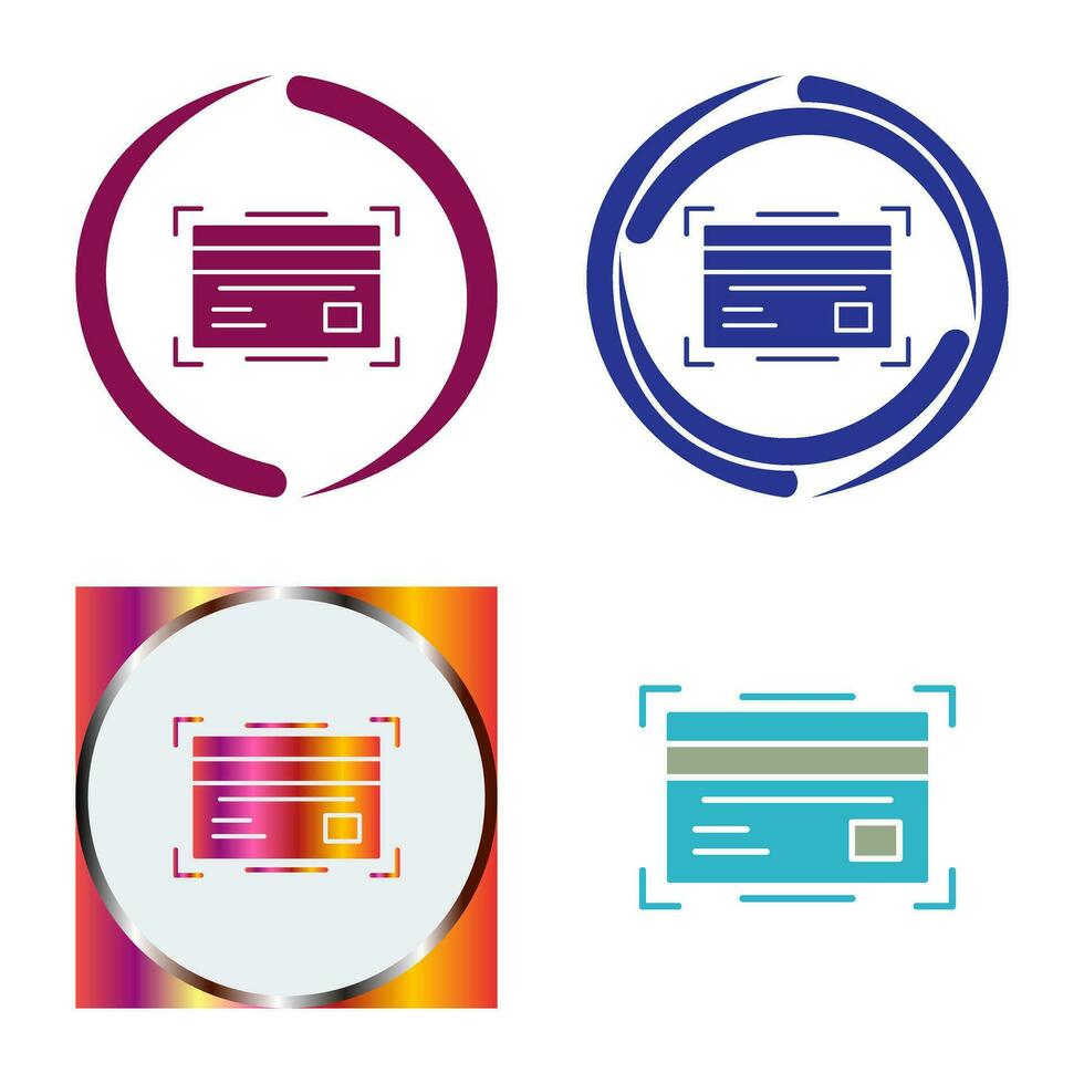 creditcard vector pictogram