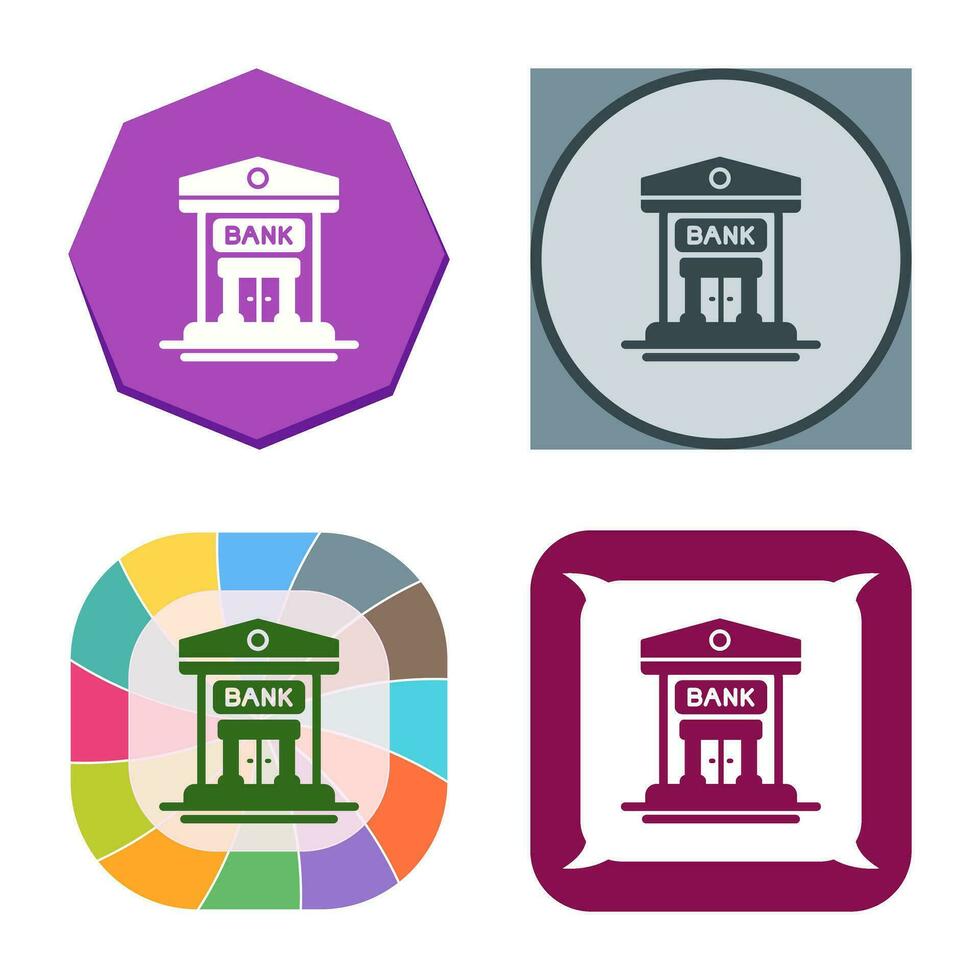 bank vector pictogram