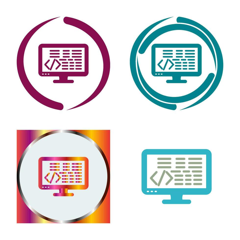 codering vector pictogram