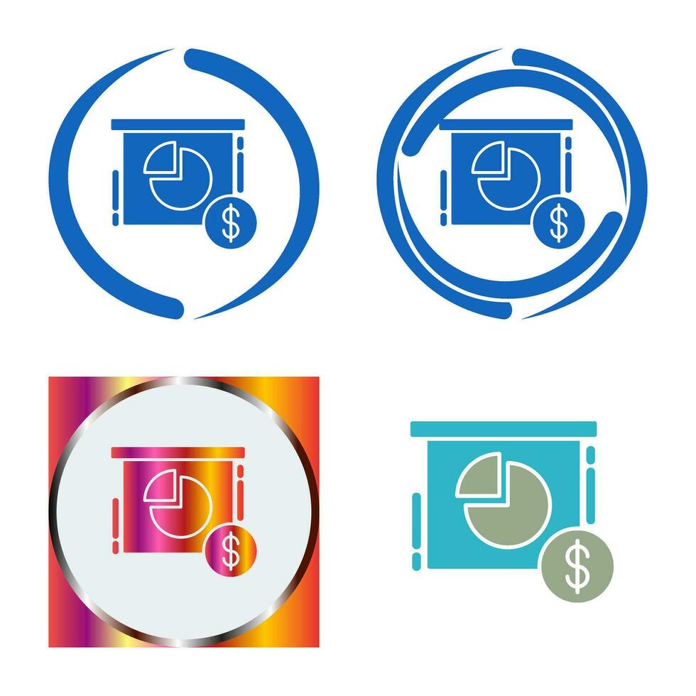 cirkeldiagram vector pictogram