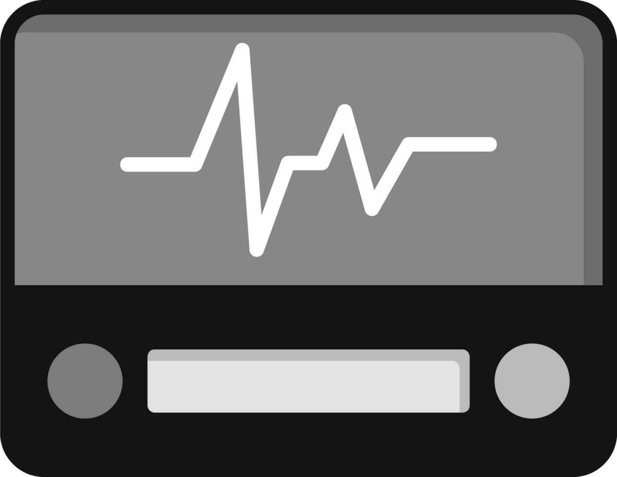 elektrocardiogram vector icoon