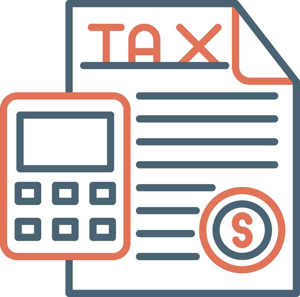 belastingen vector icoon
