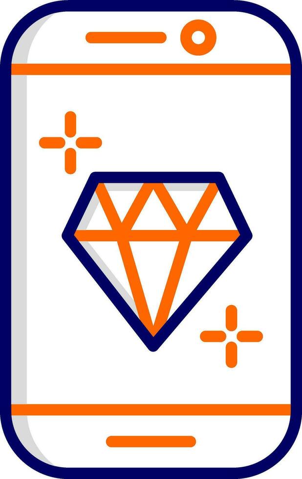 diamant vector pictogram