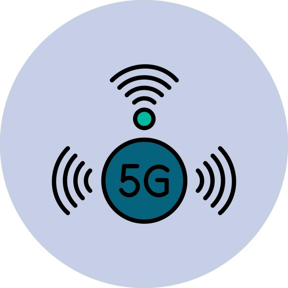 5g vector icoon