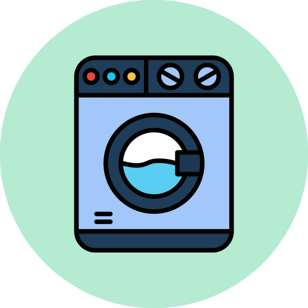 wasmachine vector pictogram