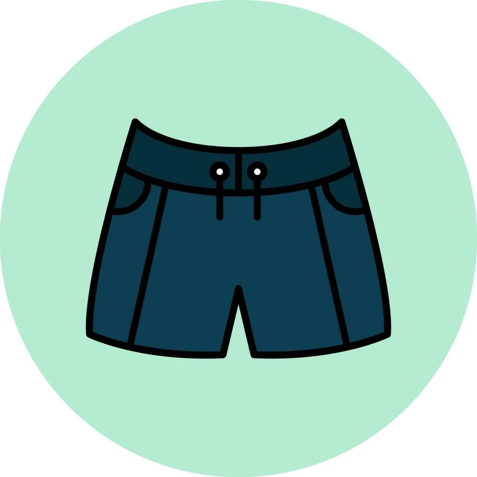 korte broek vector pictogram