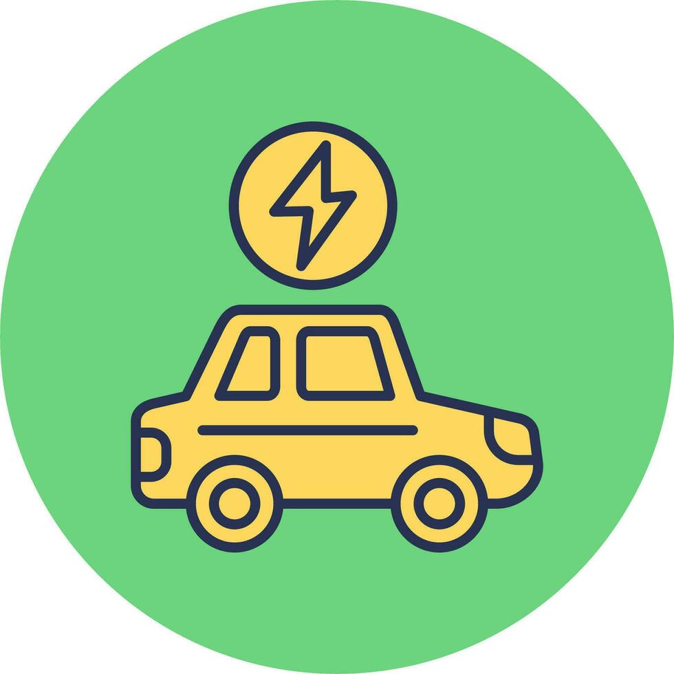 elektrische auto vector icon