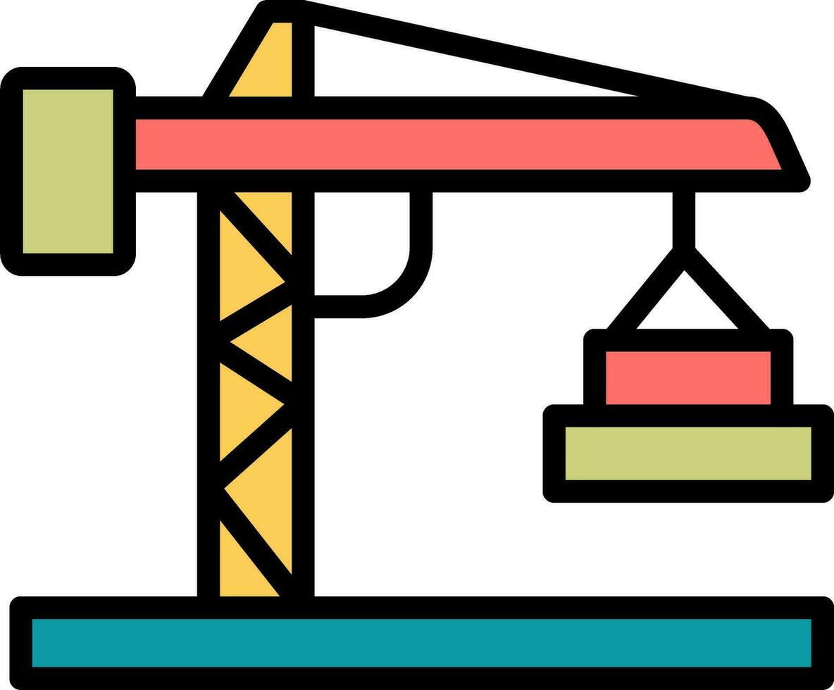 kraan vector pictogram