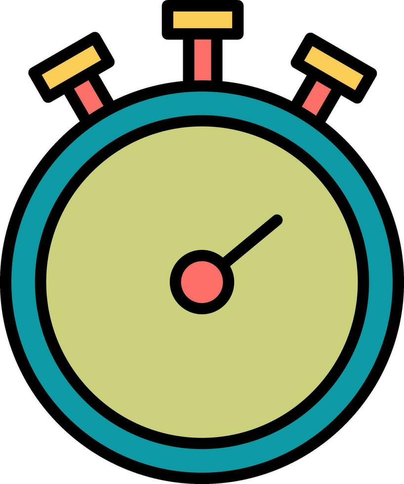 stopwatch vector pictogram