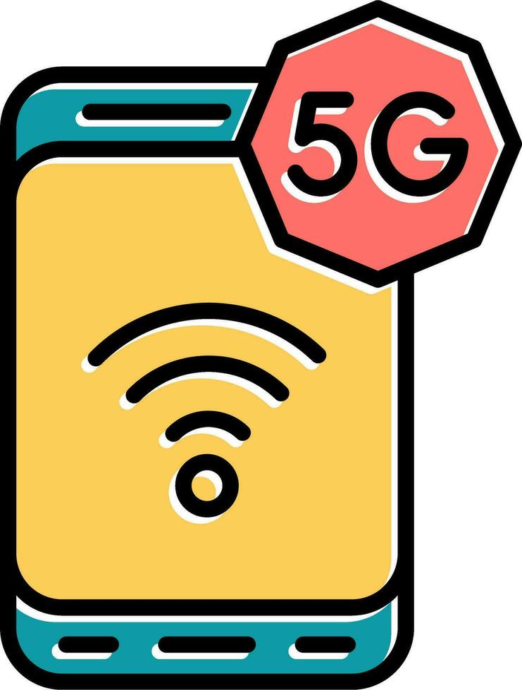 5g vector icoon