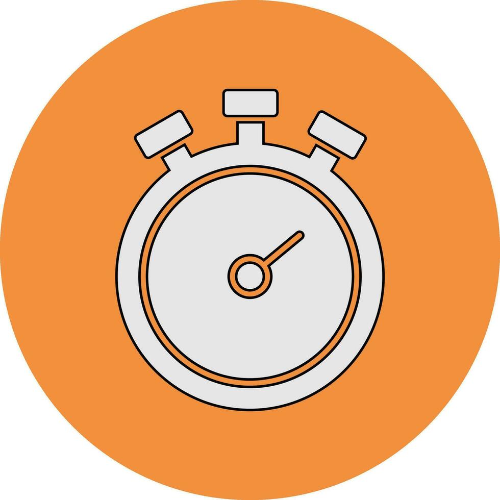 stopwatch vector pictogram