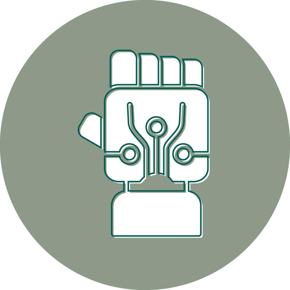 bionisch hand- vector icoon