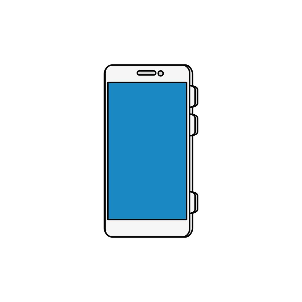 smartphone apparaattechnologie geïsoleerd pictogram vector