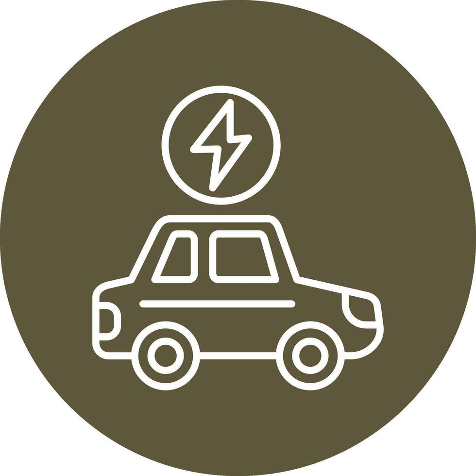 elektrische auto vector icon