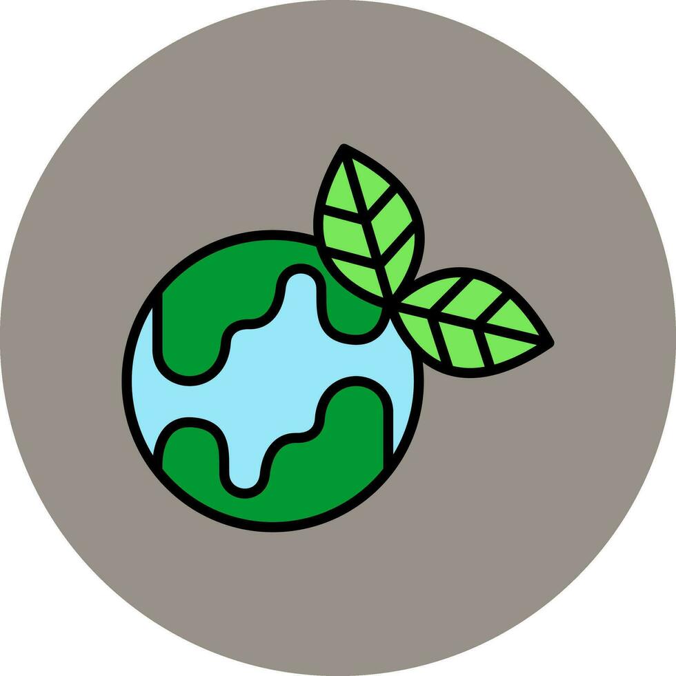 planeet aarde vector icoon
