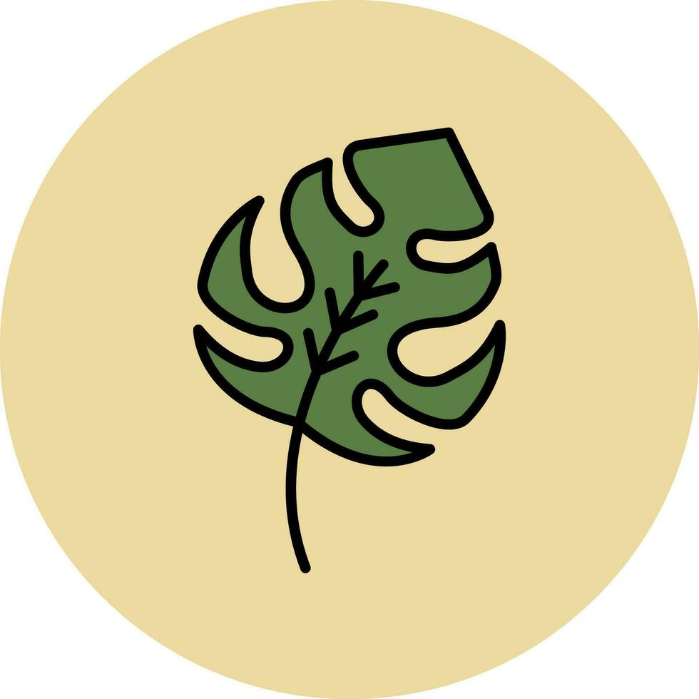 philodendron vector icoon