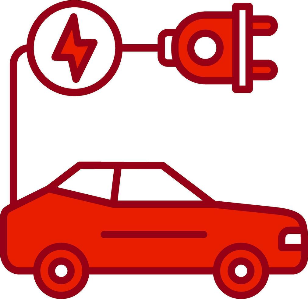 elektrische auto vector icon