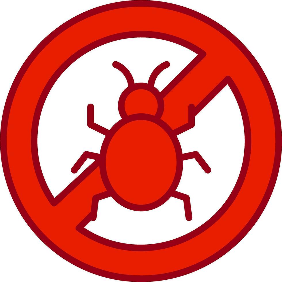 Nee bugs vector icoon